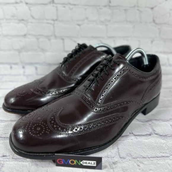 Florsheim Other - Men's Florsheim Wingtip Imperial Oxford Leather Dress Shoes Brown Size 12 D